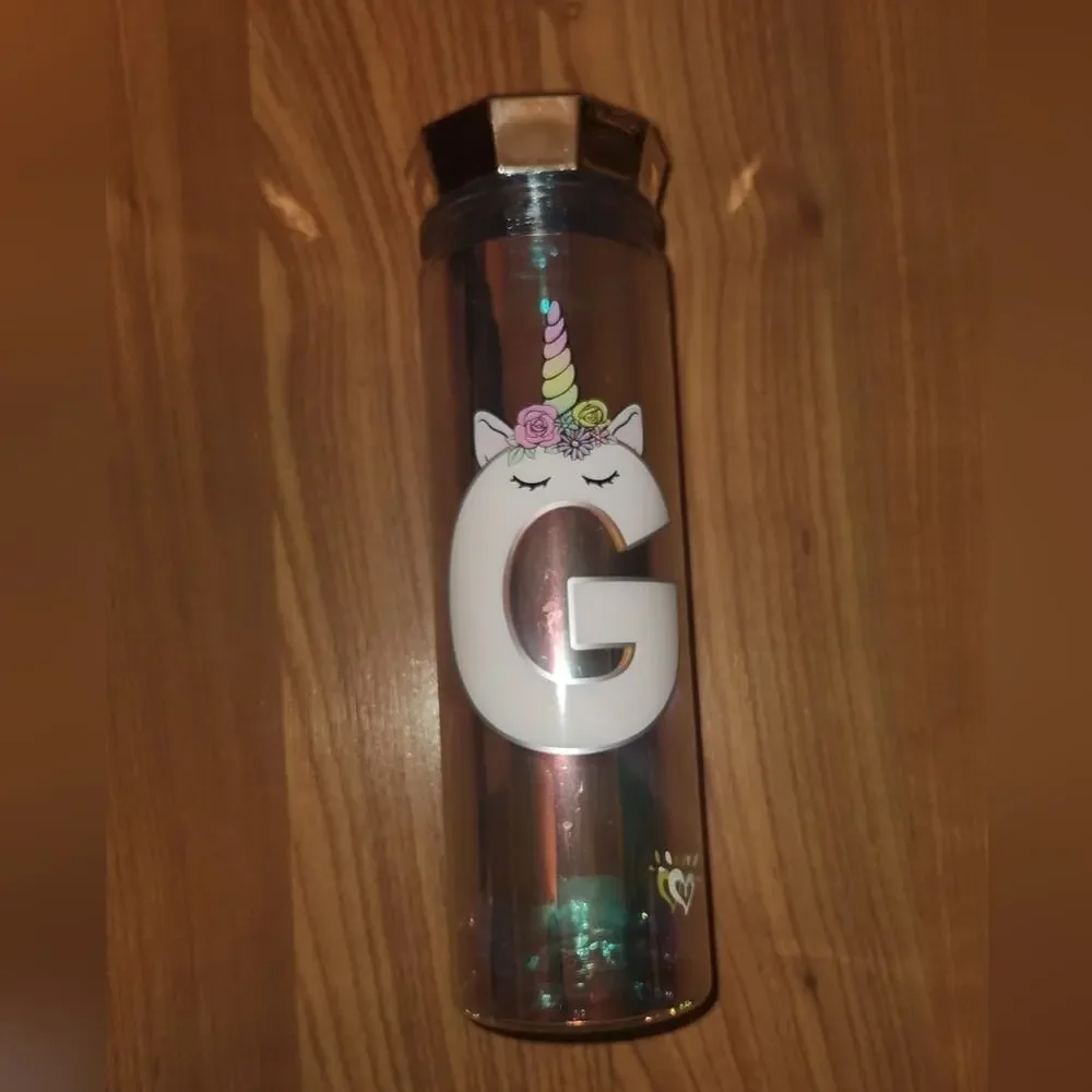 G monogram Justice Water Bottle EUC